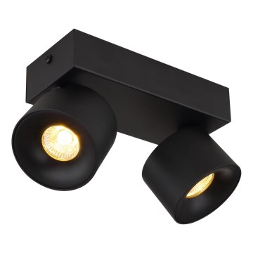 Globo - LED-Strahler 2xLED/6W/230V schwarz
