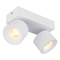 Globo - LED-Strahler 2xLED/6W/230V weiß