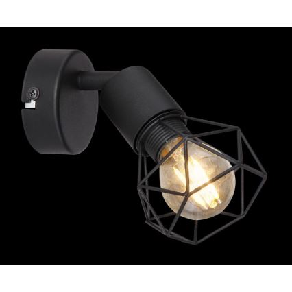 Globo - LED-Wandstrahler 1xE14/6W/230V schwarz
