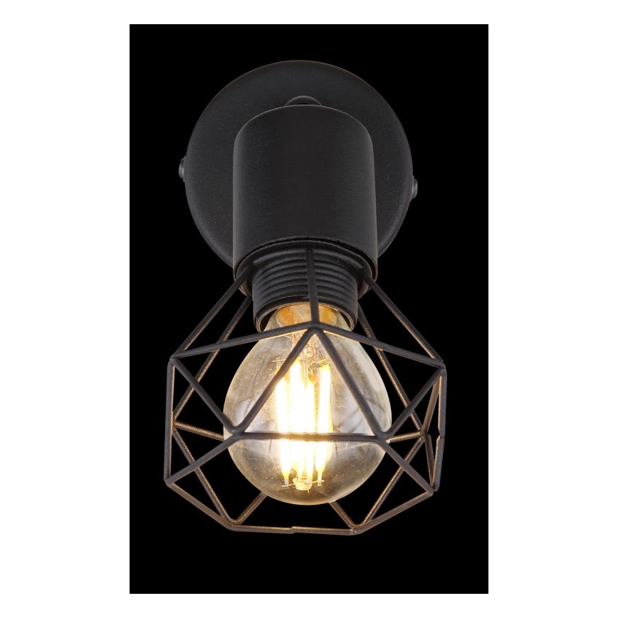 Globo - LED-Wandstrahler 1xE14/6W/230V schwarz