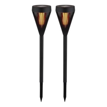 Globo - LOT 2x Lampe solaire LED/0,1W/1,2V IP44