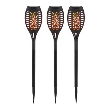 Globo - LOT 3x Lampe solaire LED/0,1W/3V IP44