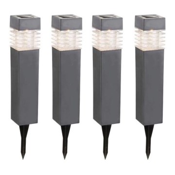 Globo - LOT 4x Lampe solaire LED/0,06W/3,2V IP44