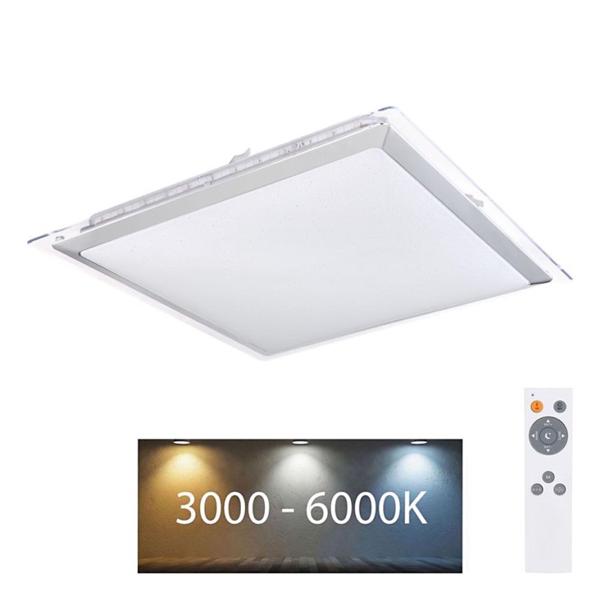 Globo - Luminaire RGB à intensité variable LED/48W/230V+LED/4,5W/230V 3000-6000K + télécommande