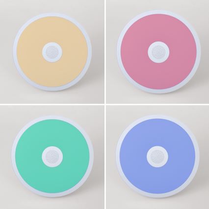 Globo - Luminaire à intensité variable RGBW salle de bain avec haut-parleur LED/18W/230V 3000-6500K IP44 + télécommande