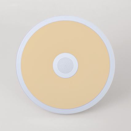 Globo - Luminaire à intensité variable RGBW salle de bain avec haut-parleur LED/18W/230V 3000-6500K IP44 + télécommande