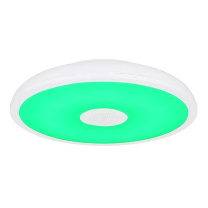 Globo - Luminaire à intensité variable RGBW salle de bain avec haut-parleur LED/18W/230V 3000-6500K IP44 + télécommande