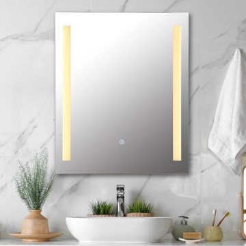 Globo - Miroir rétro-éclairé à intensité variable salle de bain LED/12W/230V 3000K IP44