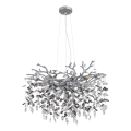 Globo - Pendelleuchte an Kabel 10xE14/40W/230V silber