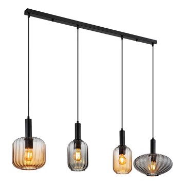 Globo - Pendelleuchte mit Kabelaufhängung 4xE27/60W/230V