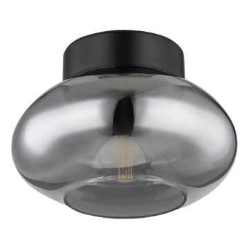 Globo - Plafoniera 1xE27ILLU/40W/230V nera
