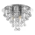 Globo - Plafoniera 3xE14/40W/230V diametro 38 cm cromo lucido