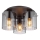 Globo - Plafoniera 3xE27/40W/230V diametro 37 cm grigio