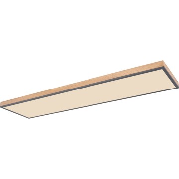 Globo - Plafoniera dimmerabile a LED/36W/230V 2700-6500K marrone/grigio + telecomando