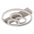 Globo - Plafoniera dimmerabile a LED 40W/230V 2700-6500K Ø 35x33 cm beige + telecomando