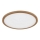Globo - Plafoniera LED dimmerabile da bagno LED/18W/230V diametro 29,4 cm IP44 marrone