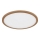 Globo - Plafoniera LED dimmerabile da bagno LED/24W/230V diametro 42 cm IP44 marrone