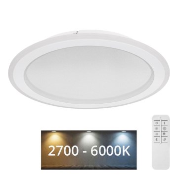 Globo - Plafoniera LED dimmerabile LED/24W/230V 2700-6000K + telecomando