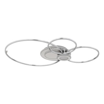 Globo - Plafoniera LED dimmerabile LED/36W/230V 2700-6500K argento + telecomando