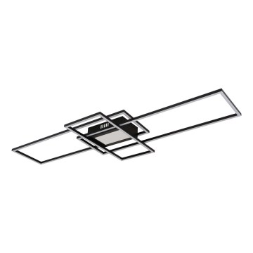 Globo - Plafoniera LED dimmerabile LED/60W/230V 2700-6500K 42x110,8 cm nera + telecomando