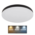 Globo - Plafoniera LED LED/50W/230V 3000K/4000K/6500K diametro 50 cm nero