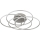 Globo - Plafoniera LED LED/55W/230V 4000K diametro 51,5 cm cromo opaco