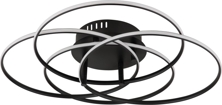 Globo - Plafoniera LED LED/55W/230V 4000K diametro 51,5 cm nero