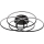 Globo - Plafoniera LED LED/55W/230V 4000K diametro 51,5 cm nero