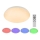 Globo - Plafoniera LED RGB dimmerabile 1xLED/12W/230V + 1xLED/3W + telecomando