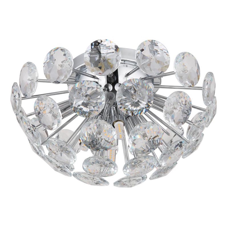 Globo - Plafonnier 10xG9/7W/230V chrome brillant d. 39 cm
