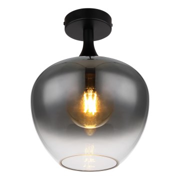Globo - Plafonnier 1xE27/40W/230V fumé