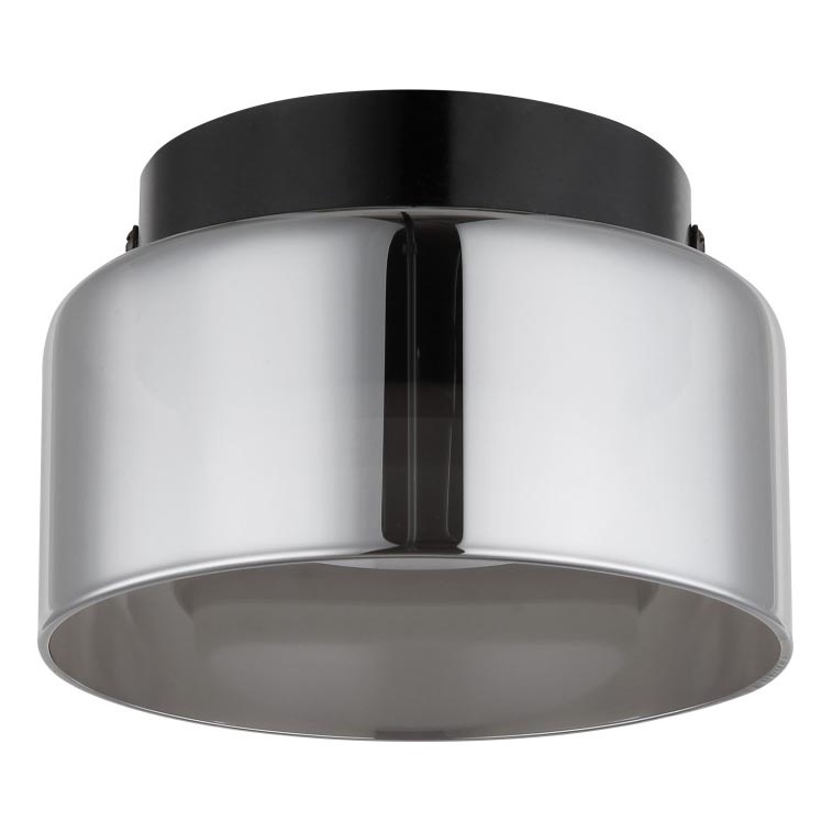 Globo - Plafonnier 1xGX53/6W/230V d. 13 cm fumé/noir