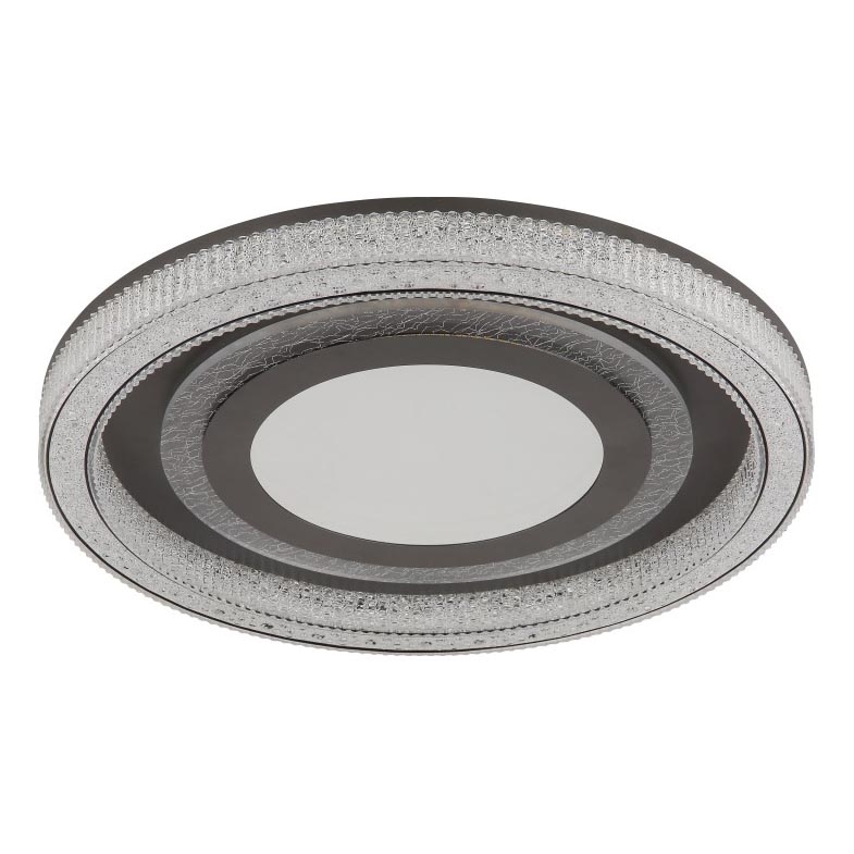 Globo - Plafonnier à intensité variable LED/48W/230V 2700-6000K d. 48 cm anthracite + Télécommande