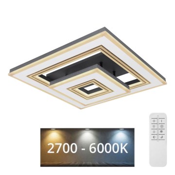 Globo - Plafonnier à intensité variable LED/50W/230V 2700-6000K + télécommande