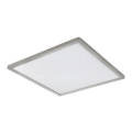 Globo - Plafonnier à intensité variable salle de bain LED/18W/230V 29,4x29,4 cm IP44 chrome mat