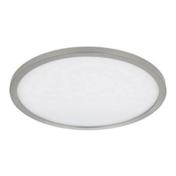 Globo - Plafonnier à intensité variable salle de bain LED/18W/230V d. 29,4 cm IP44 chrome mat