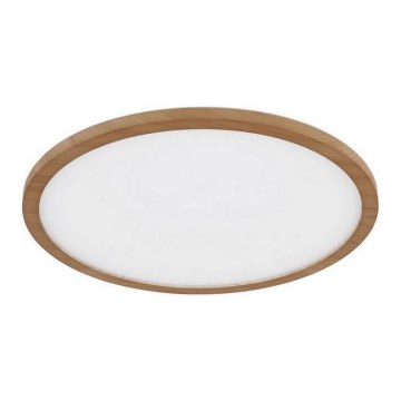 Globo - Plafonnier à intensité variable salle de bain LED/18W/230V d. 29,4 cm IP44 marron