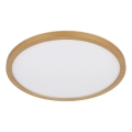 Globo - Plafonnier à intensité variable salle de bain LED/24W/230V 3000K IP44 d. 42 cm laiton
