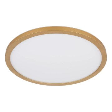 Globo - Plafonnier à intensité variable salle de bain LED/24W/230V 3000K IP44 d. 42 cm laiton