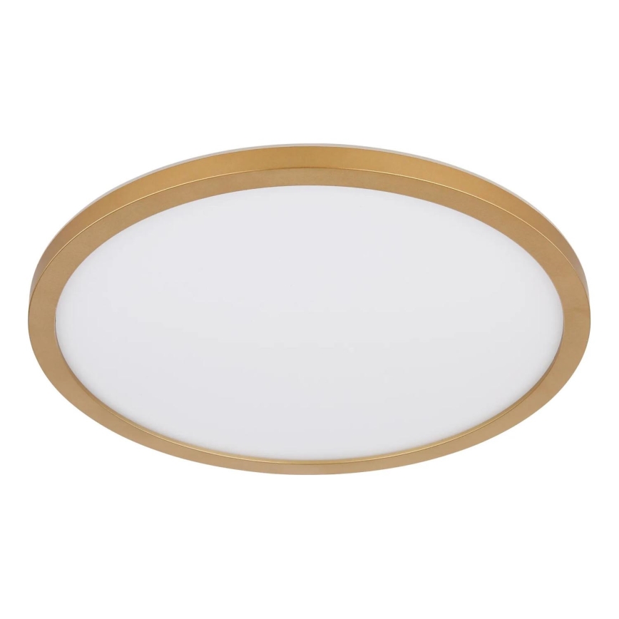 Globo - Plafonnier à intensité variable salle de bain LED/24W/230V 3000K IP44 d. 42 cm laiton