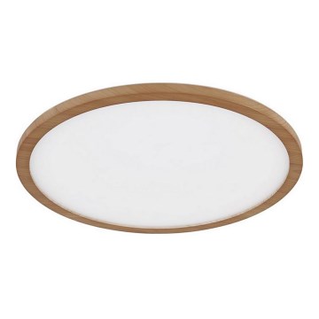 Globo - Plafonnier à intensité variable salle de bain LED/24W/230V d. 42 cm IP44 marron