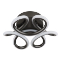 Globo - Plafonnier LED/24W/230V 2700/4000/6000K d. 26 cm noir