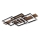 Globo - Plafonnier LED/24W/230V 3000K 33x58 cm marron/noir