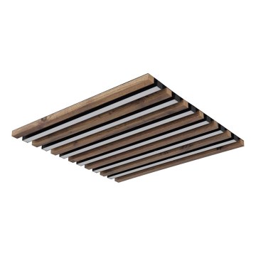Globo - Plafonnier LED/30W/230V 3000K 45x45 cm bois