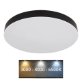 Globo - Plafonnier LED/36W/230V 3000K/4000K/6500K d. 40 cm noir
