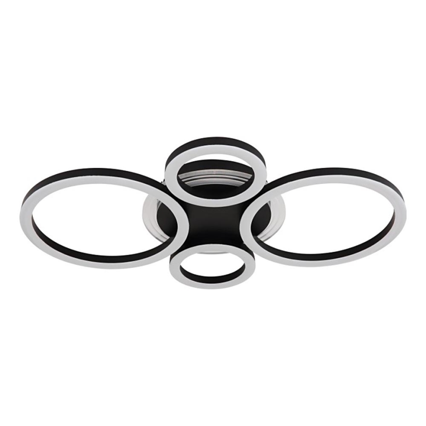 Globo - Plafonnier LED/40W/230V 2700/4500/6500K d. 35,5x53 cm noir