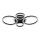 Globo - Plafonnier LED/40W/230V 2700/4500/6500K d. 35,5x53 cm noir