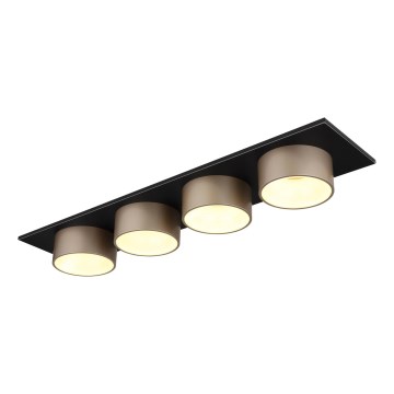 Globo - Plafonnier LED 40W/230V 3000K 86x20 cm beige