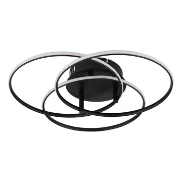 Globo - Plafonnier LED/40W/230V 4000K d. 45,6 cm noir