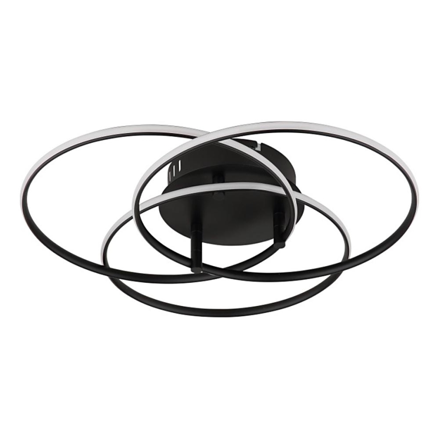 Globo - Plafonnier LED/40W/230V 4000K d. 45,6 cm noir